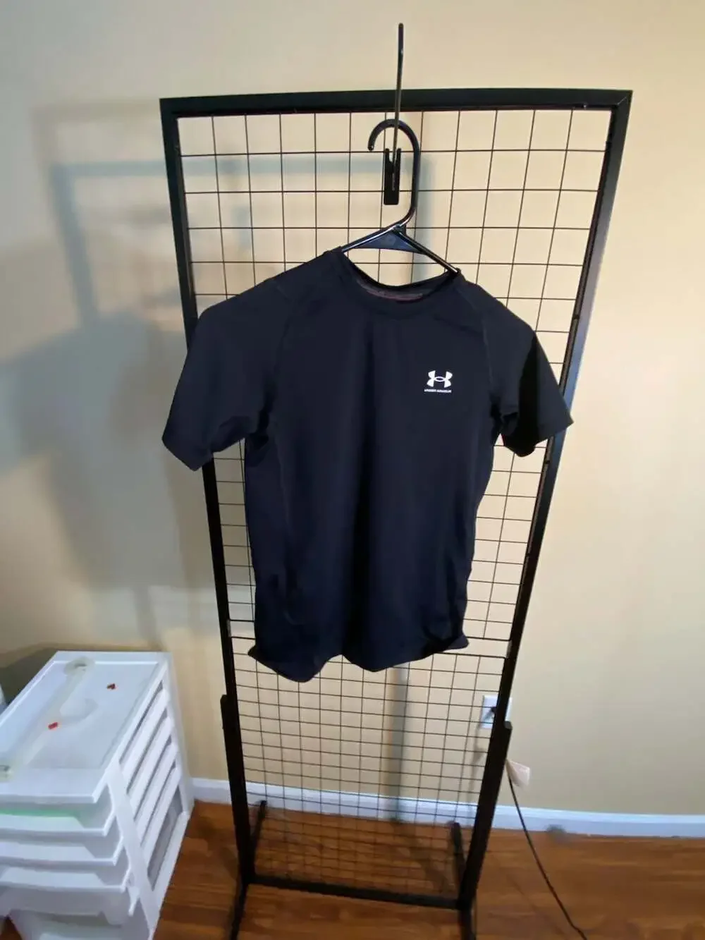 Under Armour HeatGear Fitted Youth Short Sleeve T-Shirt Black